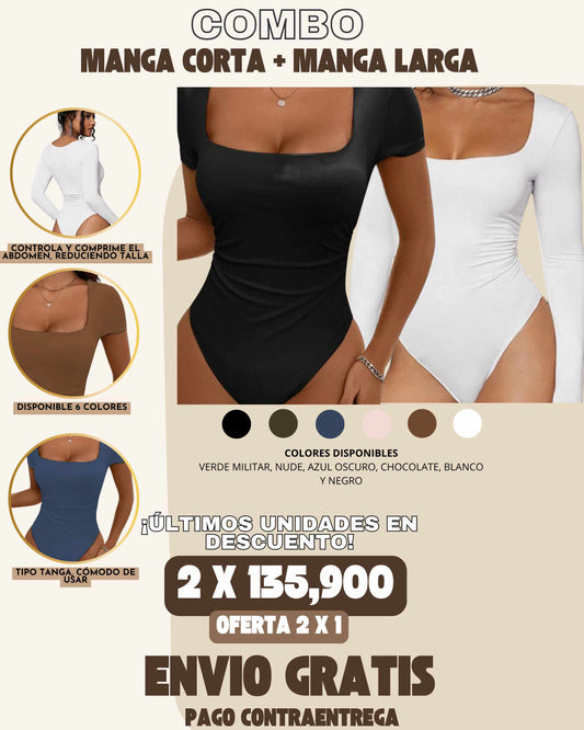 2 x 1 COMBO REDUCTOR: MANGA LARGA + MANGA CORTA