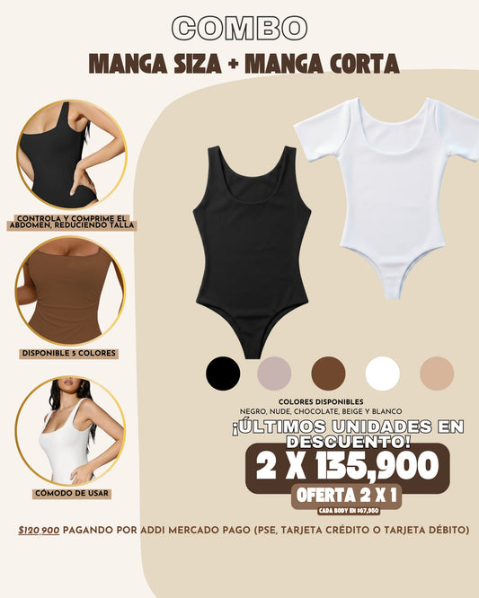 2 x 1 COMBO REDUCTOR : MANGA SIZA + MANGA CORTA