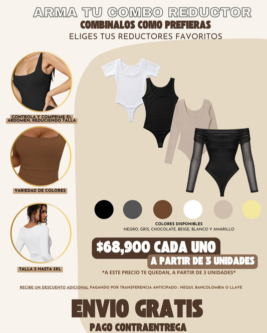 ARMA TU COMBO DE BODYS REDUCTORES