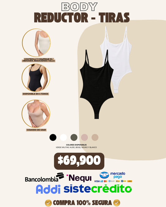 BODY REDUCTOR TIRAS (SIN MANGA) x 1 UND