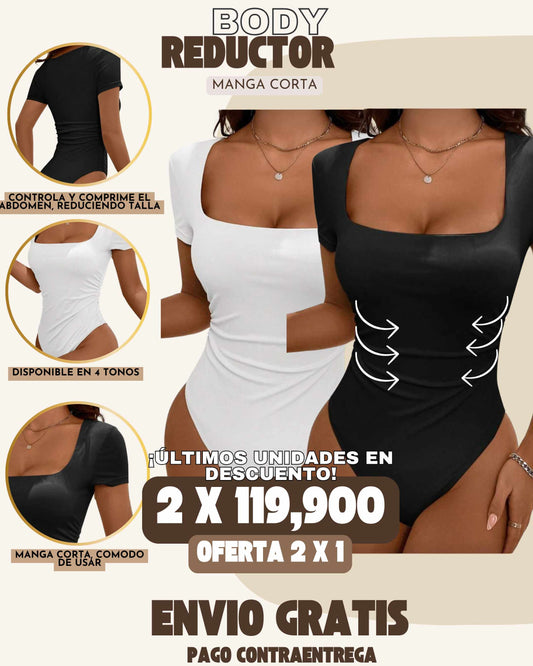 2 X 1 BODYS REDUCTORES MANGA CORTA