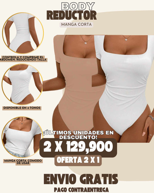 2 X 1 BODYS REDUCTORES MANGA CORTA