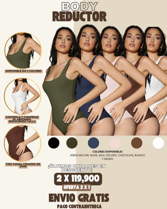 2 X 1 BODYS REDUCTORES REF. MARTINAⓇ