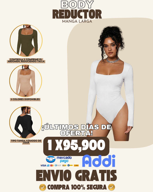 BODY REDUCTOR MANGA LARGA x 1 UND