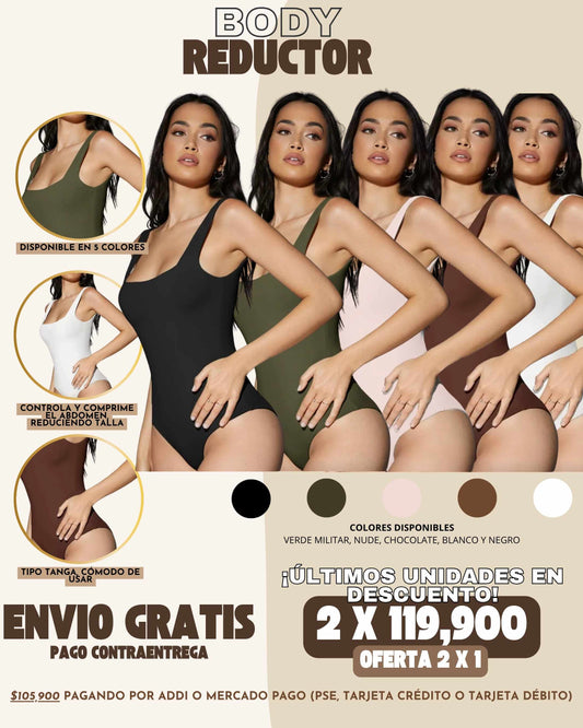 2 X 1 BODYS REDUCTORES MANGA SIZA
